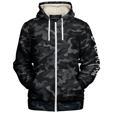 Chokefish™ Microfleece Zip-Up Hoodie Camouflage-006